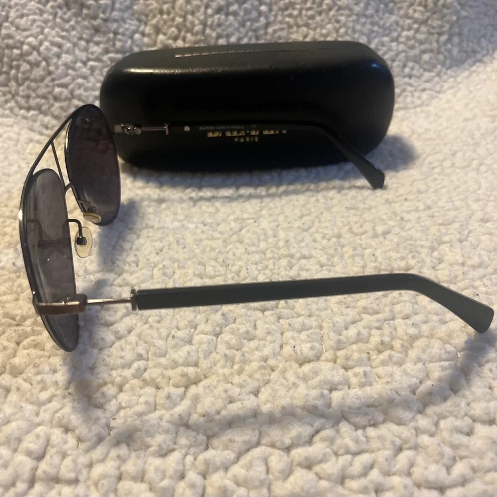 BALMAIN BL 2103 C02 Gunmetal Black Authentic Sunglasses 59-13 W/case - Picture 4 of 7